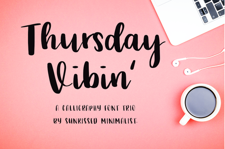 Thursday Vibin font