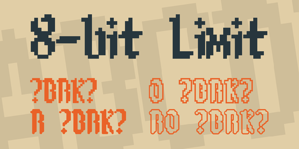 8-bit Limit (BRK) font