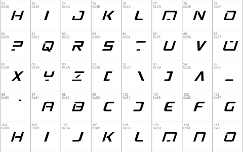 PsYonic VII Expanded Italic