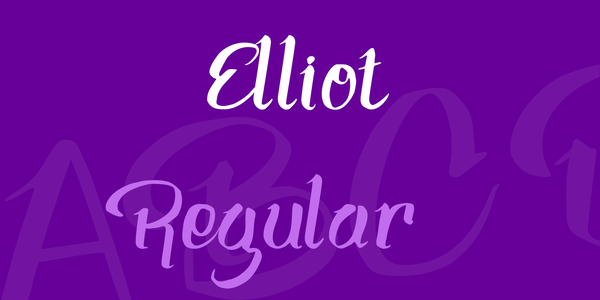 Elliot font