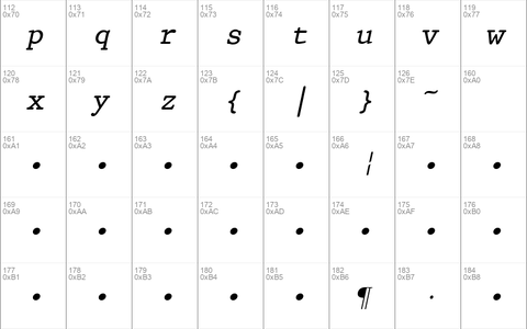 QTPristine Italic