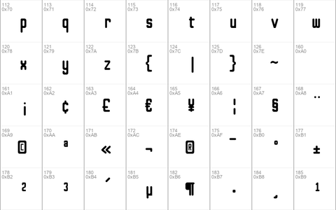 SquareShooter Mono Regular