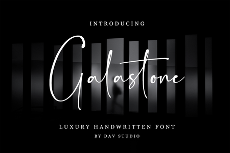Galastone font