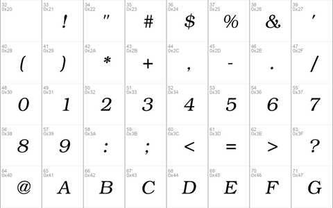 Bookman-LightItalic Regular