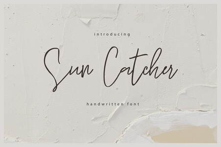 Sun Catcher font