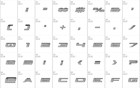 Classic Cobra Chrome Italic