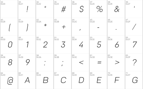 Goldbill XL Light Italic