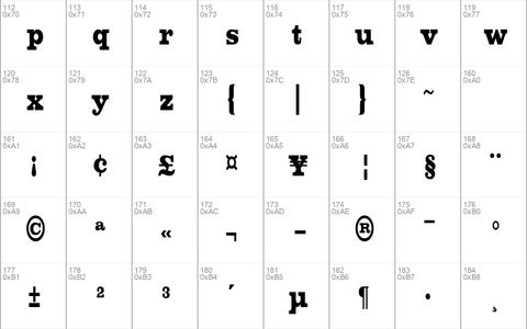 ChestnutCondensed Regular