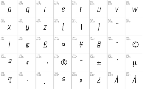 Diamante-Serial-Light RegularItalic