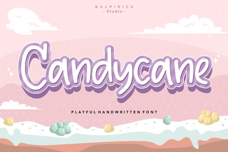 Candycane font