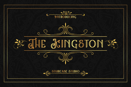 The Kingston 2 font