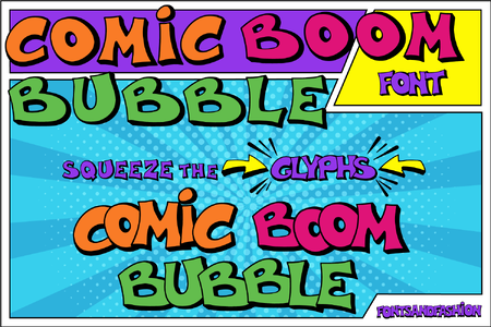 Comic Boom Bubble_DEMO font