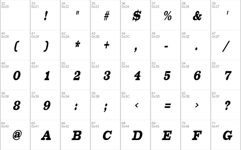 ChestnutCondensed Oblique