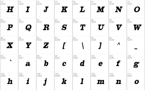 ChestnutCondensed Oblique