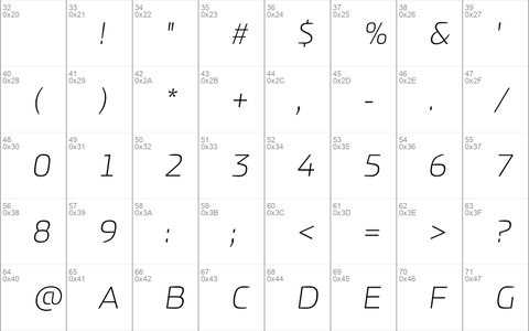 PFBenchmarkPro-ThinItalic &