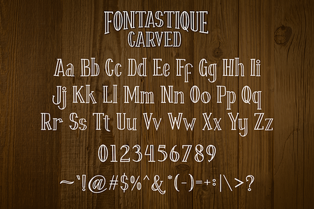 Fontastic Carved