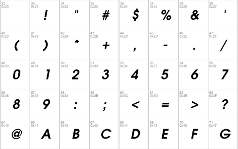 AvantGarde-DemiOblique Regular