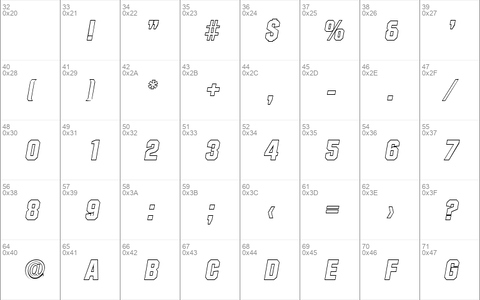 SeanBeckerOutline-ExtraBold Italic