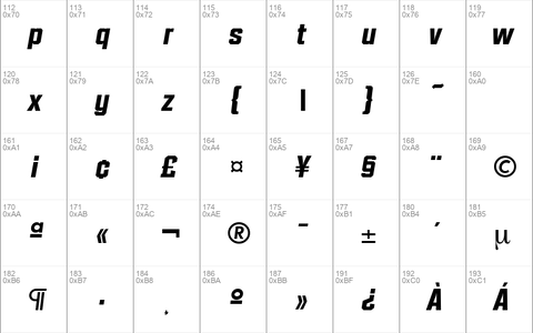 Diamante-Serial-ExtraBold RegularItalic