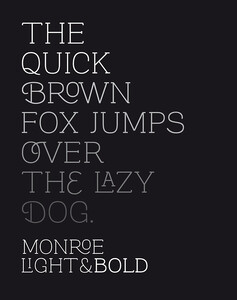 MonroeBlack font