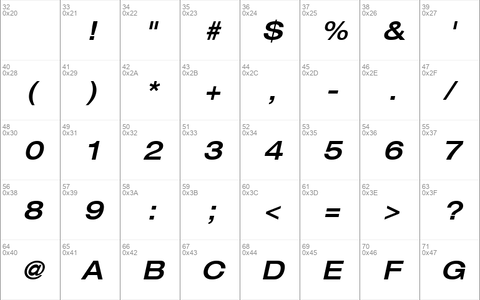Helvetica63-ExtendedMedium MediumItalic