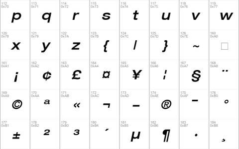 Helvetica63-ExtendedMedium MediumItalic