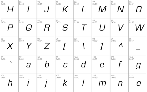 Palindrome SSi Italic