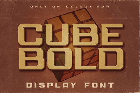 Cube Bold font