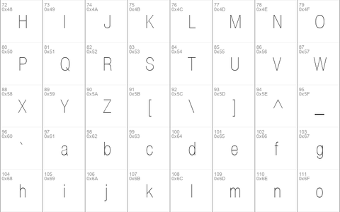 Helvetica27-CondensedUltraLight Ultra Light