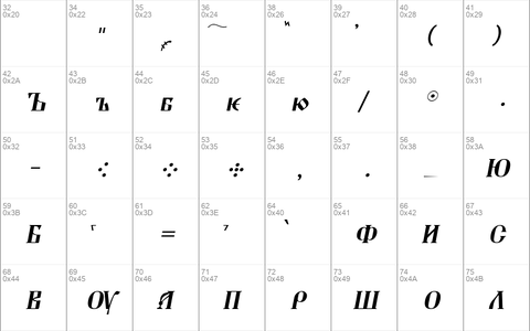 Altrussisch Italic