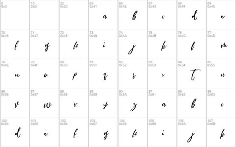 Cursive Script Free Demo