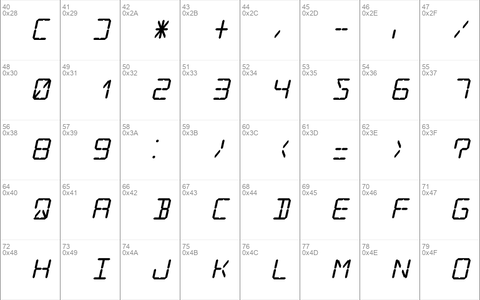 LCD 14Italic