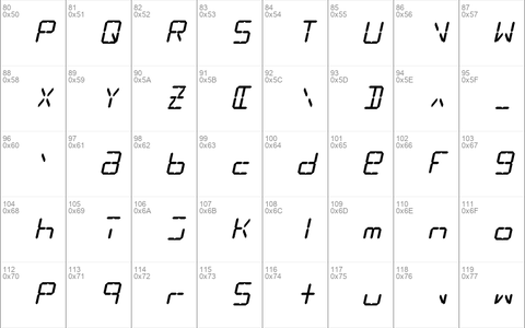 LCD 14Italic