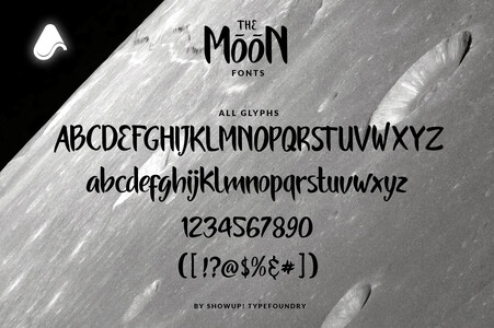 The Moon font