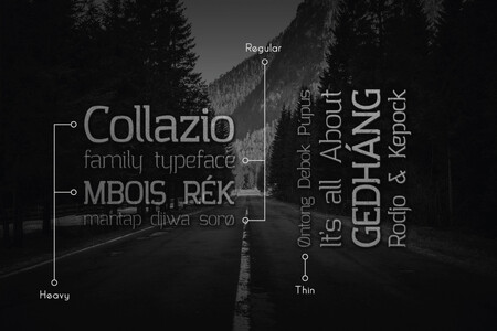 Collazio Personal Use font
