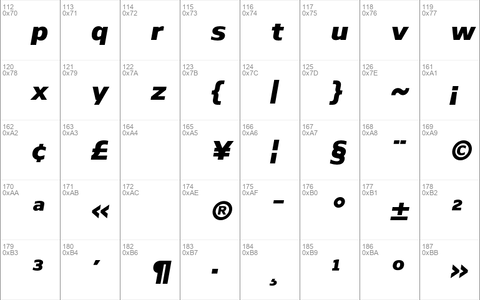 Nauman Heavy Italic