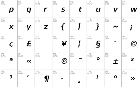 Nauman SemiBold Italic