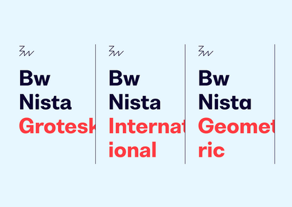 Bw Nista Geometric DEMO font
