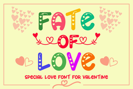 Fate Of Love font