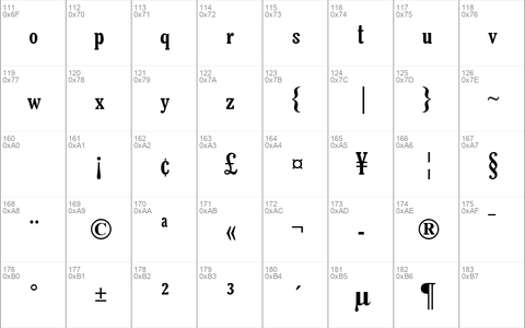 TheReconLegendFont Regular