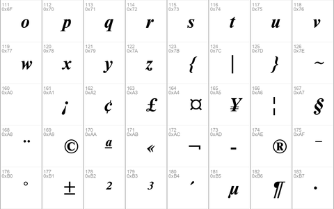 Newton Bold Italic