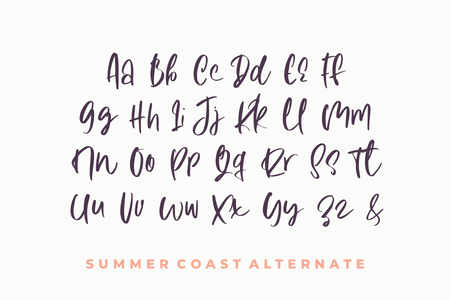 Summer Coast font