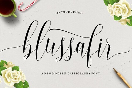 Blussafir font