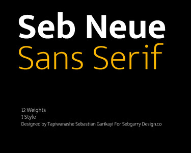 Seb Neue Thin Air font