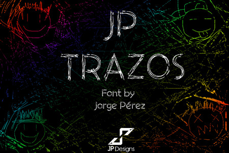 JP TRAZOS font