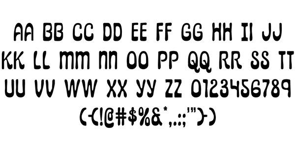 Pepperland Gradient Italic font