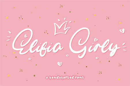 Elifia Girly font