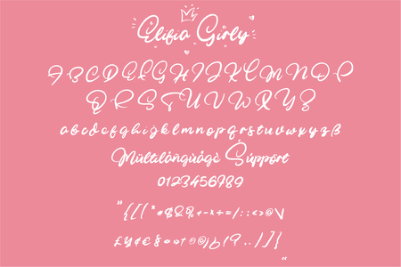 Elifia Girly font