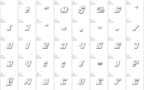 Micronian 3D Italic