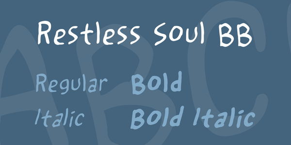 Restless Soul BB font
